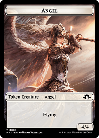 Servo // Angel Double-Sided Token [Modern Horizons 3 Tokens]