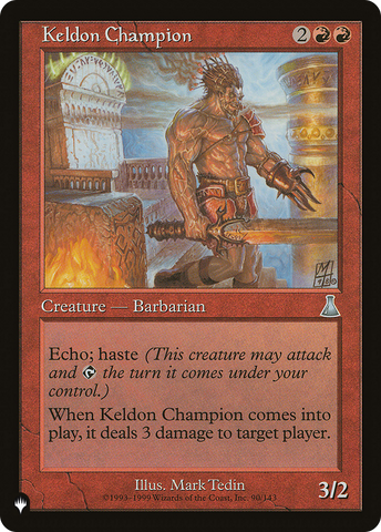 Keldon Champion [The List]