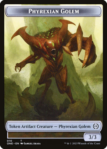 Phyrexian Goblin // Phyrexian Golem Double-Sided Token [Phyrexia: All Will Be One Tokens]