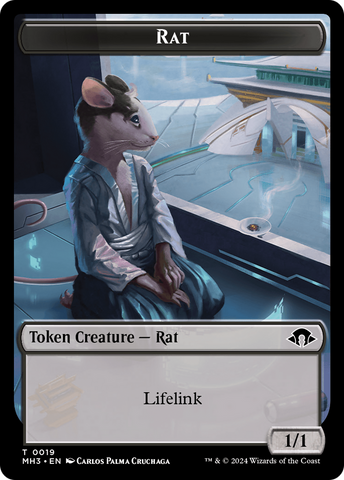 Eldrazi Spawn // Rat Double-Sided Token [Modern Horizons 3 Tokens]