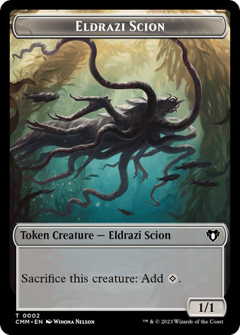 Eldrazi Scion // Elephant Double-Sided Token [Commander Masters Tokens]