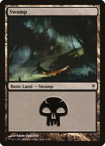 Swamp (36) [Duel Decks: Sorin vs. Tibalt]