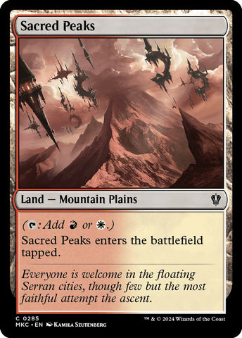 Sacred Peaks [Murders at Karlov Manor Commander]