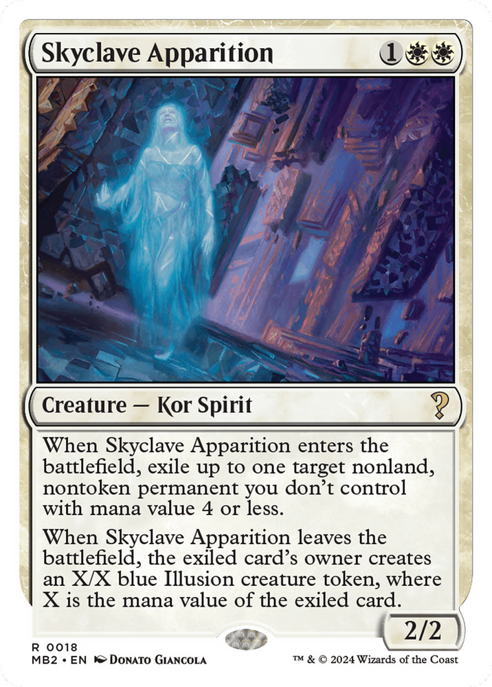 Skyclave Apparition (White Border) [Mystery Booster 2]