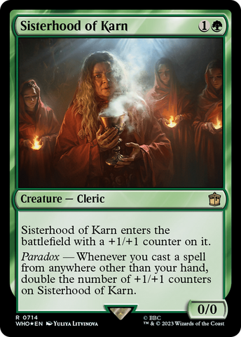 Sisterhood of Karn (Surge Foil) [Doctor Who]