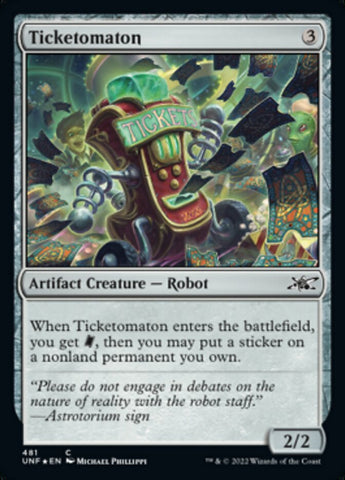 Ticketomaton (Galaxy Foil) [Unfinity]