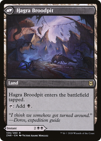 Hagra Mauling // Hagra Broodpit [Secret Lair: From Cute to Brute]