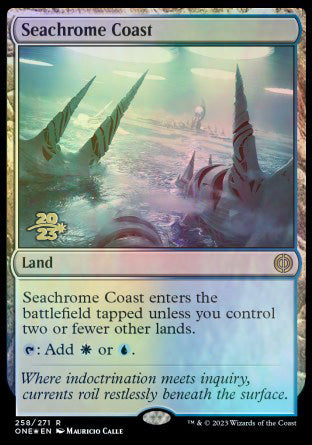 Seachrome Coast [Phyrexia: All Will Be One Prerelease Promos]