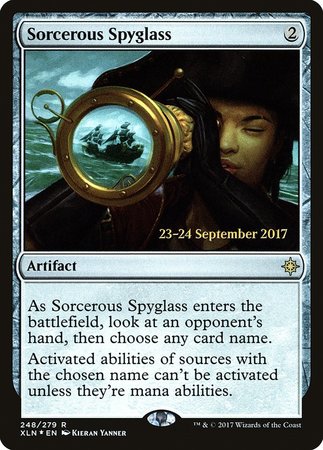 Sorcerous Spyglass [Ixalan Promos]