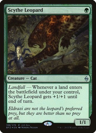 Scythe Leopard [Battle for Zendikar Promos]