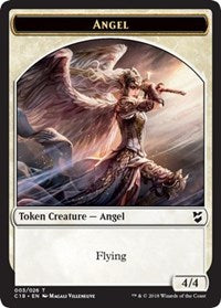 Angel // Soldier Double-sided Token [Commander 2018 Tokens]