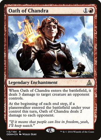 Oath of Chandra [Oath of the Gatewatch Promos]