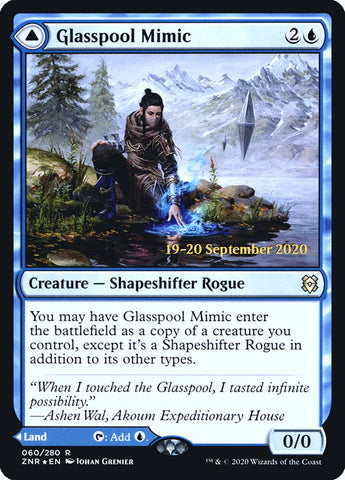 Glasspool Mimic // Glasspool Shore  [Zendikar Rising Prerelease Promos]