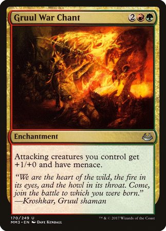 Gruul War Chant [Modern Masters 2017]