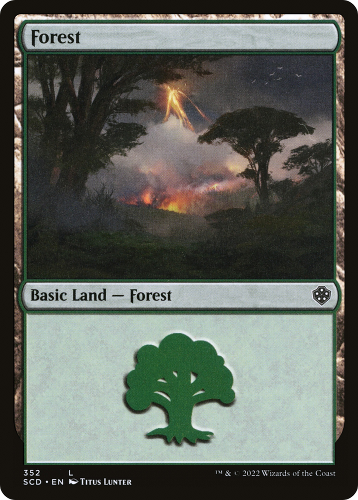 Forest (352) [Starter Commander Decks]