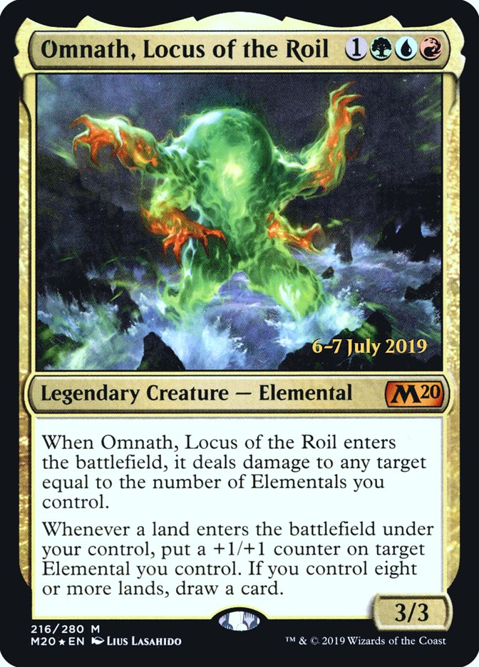 Omnath, Locus of the Roil  [Core Set 2020 Prerelease Promos]