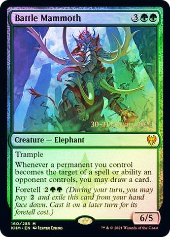 Battle Mammoth  [Kaldheim Prerelease Promos]