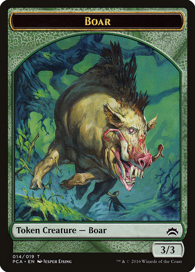 Boar [Planechase Anthology Tokens]