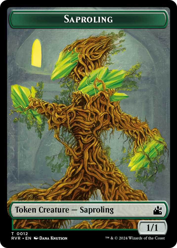 Saproling // Goblin (0009) Double-Sided Token [Ravnica Remastered Tokens]