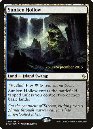 Sunken Hollow [Battle for Zendikar Promos]