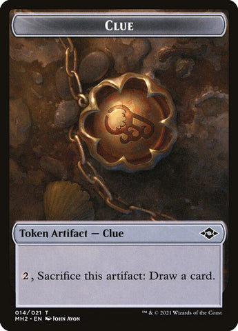 Treasure // Clue Double-sided Token [Pioneer Challenger Decks 2022]