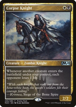 Corpse Knight [Core Set 2020 Promos]