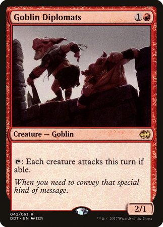 Goblin Diplomats [Duel Decks: Merfolk vs. Goblins]