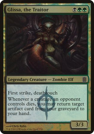 Glissa, the Traitor (Commander's Arsenal) [Commander's Arsenal Oversized]