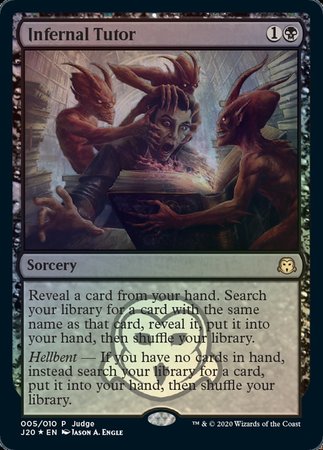 Infernal Tutor [Judge Gift Cards 2020]