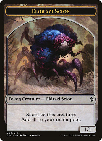 Eldrazi Scion (004/014) [Battle for Zendikar Tokens]