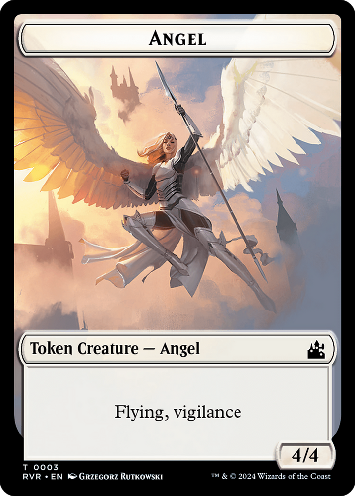 Angel Token (0003) [Ravnica Remastered Tokens]