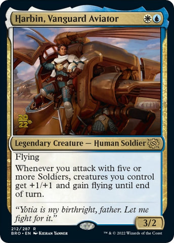 Harbin, Vanguard Aviator [The Brothers' War: Prerelease Promos]