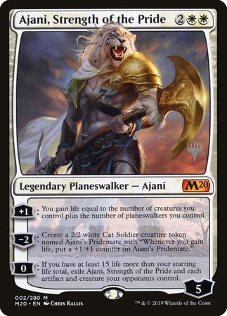 Ajani, Strength of the Pride [Core Set 2020 Promos]