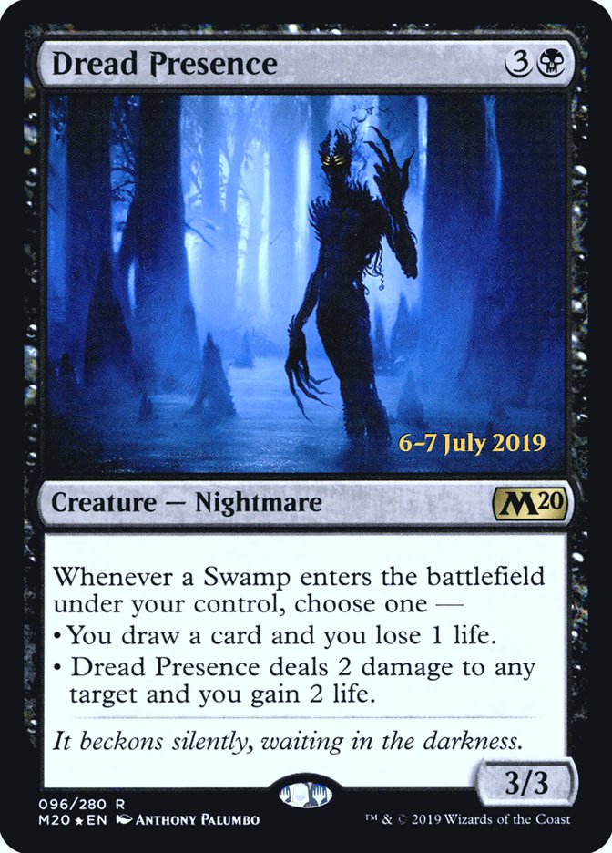 Dread Presence  [Core Set 2020 Prerelease Promos]