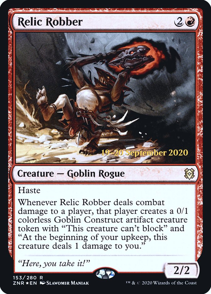 Relic Robber  [Zendikar Rising Prerelease Promos]