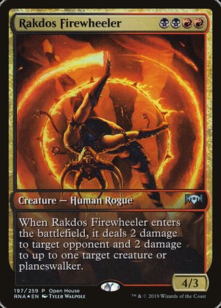 Rakdos Firewheeler [Ravnica Allegiance Promos]