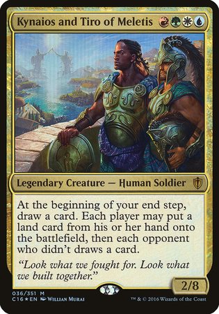 Kynaios and Tiro of Meletis (Commander 2016) [Commander 2016 Oversized]