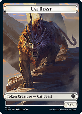 Insect // Cat Beast Double-Sided Token [Starter Commander Decks]