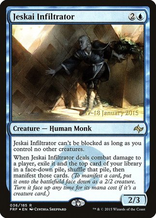 Jeskai Infiltrator [Fate Reforged Promos]