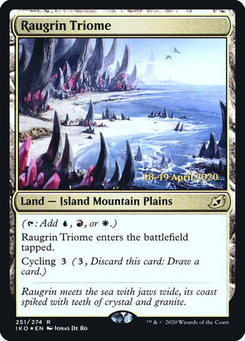 Raugrin Triome  [Ikoria: Lair of Behemoths Prerelease Promos]