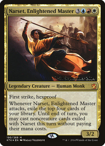 Narset, Enlightened Master  [Khans of Tarkir Prerelease Promos]