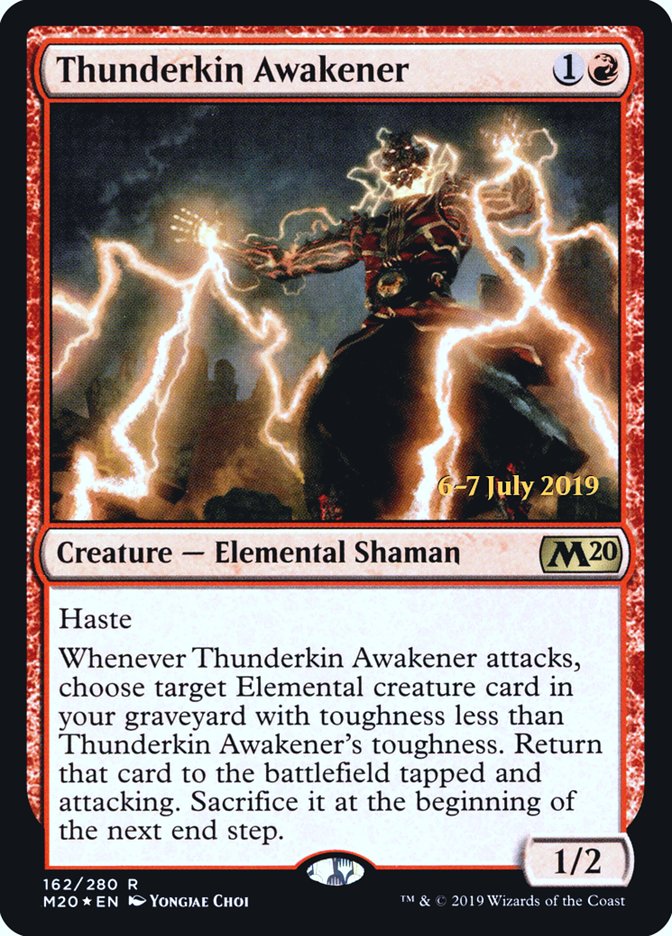 Thunderkin Awakener  [Core Set 2020 Prerelease Promos]