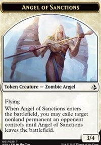 Angel of Sanctions // Drake Token [Amonkhet Tokens]