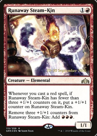 Runaway Steam-Kin [Guilds of Ravnica Promos]