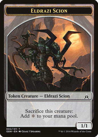 Eldrazi Scion (002/011) [Oath of the Gatewatch Tokens]