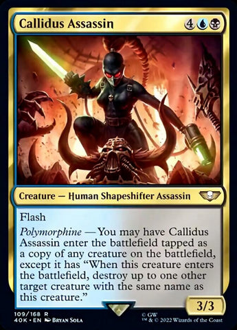 Callidus Assassin (Surge Foil) [Universes Beyond: Warhammer 40,000]