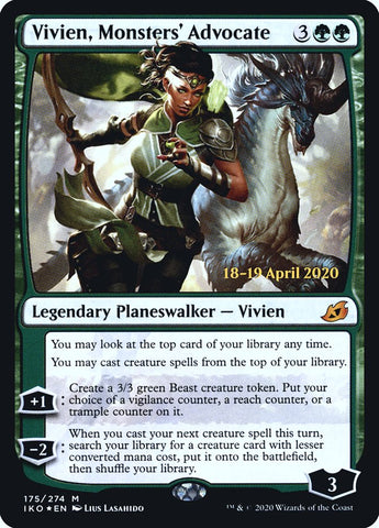 Vivien, Monsters' Advocate  [Ikoria: Lair of Behemoths Prerelease Promos]