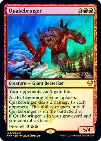 Quakebringer  [Kaldheim Prerelease Promos]