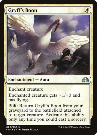 Gryff's Boon [Shadows over Innistrad]