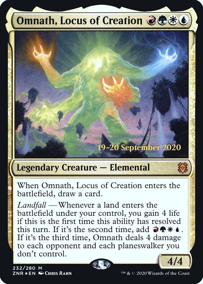 Omnath, Locus of Creation  [Zendikar Rising Prerelease Promos]